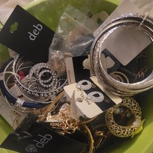 Vintage Jewelry Lot The Whole Bowlful!